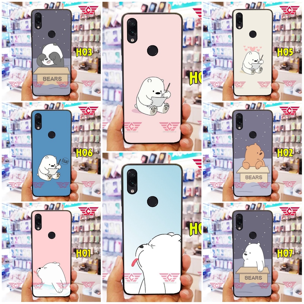Ốp lưng XIAOMI Redmi note 7 - Redmi 7 - Redmi note 7 pro gấu dễ thương