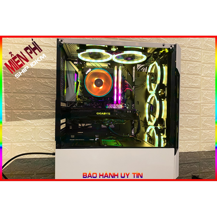 Bộ máy tính chơi game, PC Gaming, LIVESTREAM PUBG, GTA V...R5 2600, 16G Ram, Rx 580 8G | BigBuy360 - bigbuy360.vn
