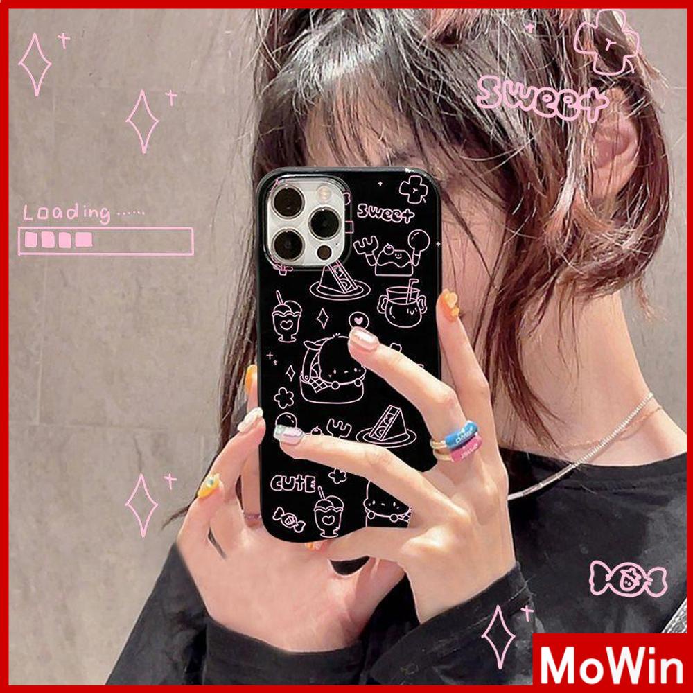 Ốp điện thoại TPU dẻo màu đen bóng thích hợp cho iPhone 14 Pro Max 13 Pro max 12 Pro Max 11 Pro max xr xs max 7Plus 7 8