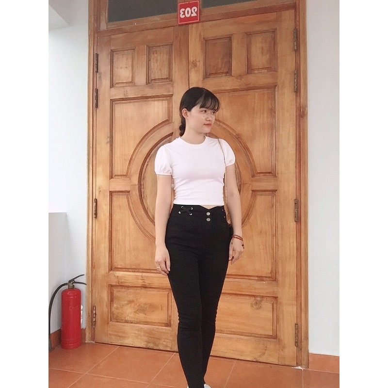 quần jeen cạp cao