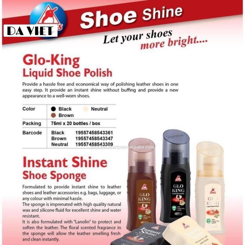 Xi Đánh Bóng Chính Hãng GLOKING Nhập Khẩu Malaysia Dạng Nước  75 ml