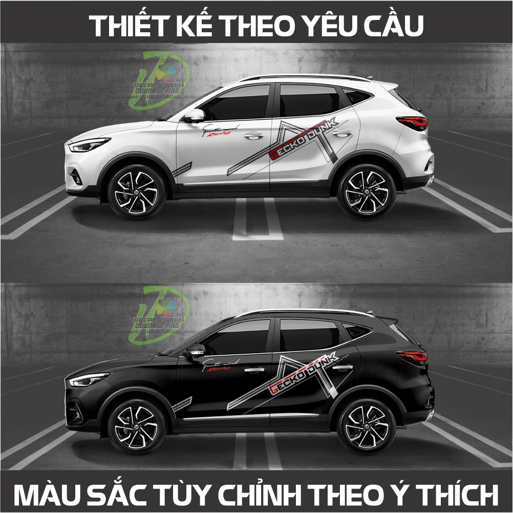 Decal Tem Xe MG ZS Mẫu 005