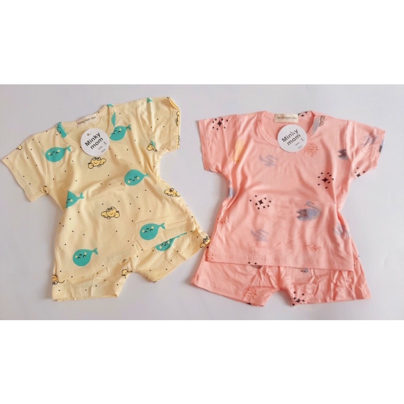 Bộ quần áo thun lạnh cho bé từ 4-16kg bxn