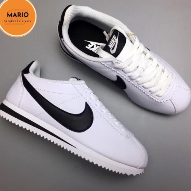 HÈ Chuẩn Real NEW<<< Giầy thể thao, sneaker Cortez trắng vạch đen thời trang BỀN ĐẸP :)) 2020 . new * Sales thu ♤ hot |