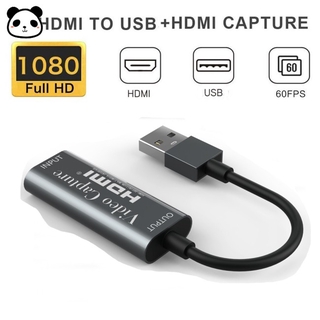 Video capture card convenient compact hdmi to usb 2.0 60fps game capture card