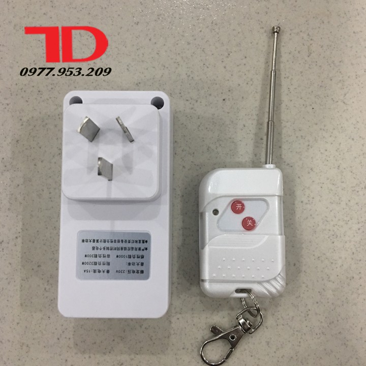 Ổ cắm điện từ xa có kèm Remote