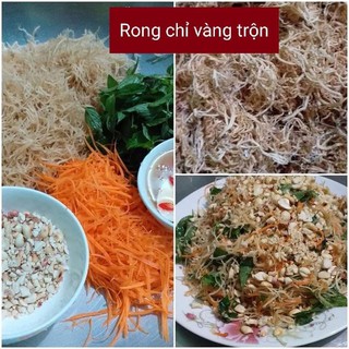 100gr RONG CHỈ VÀNG (rong tóc tiên) LÝ SƠN LÀM GỎI, NGON, KO TANH