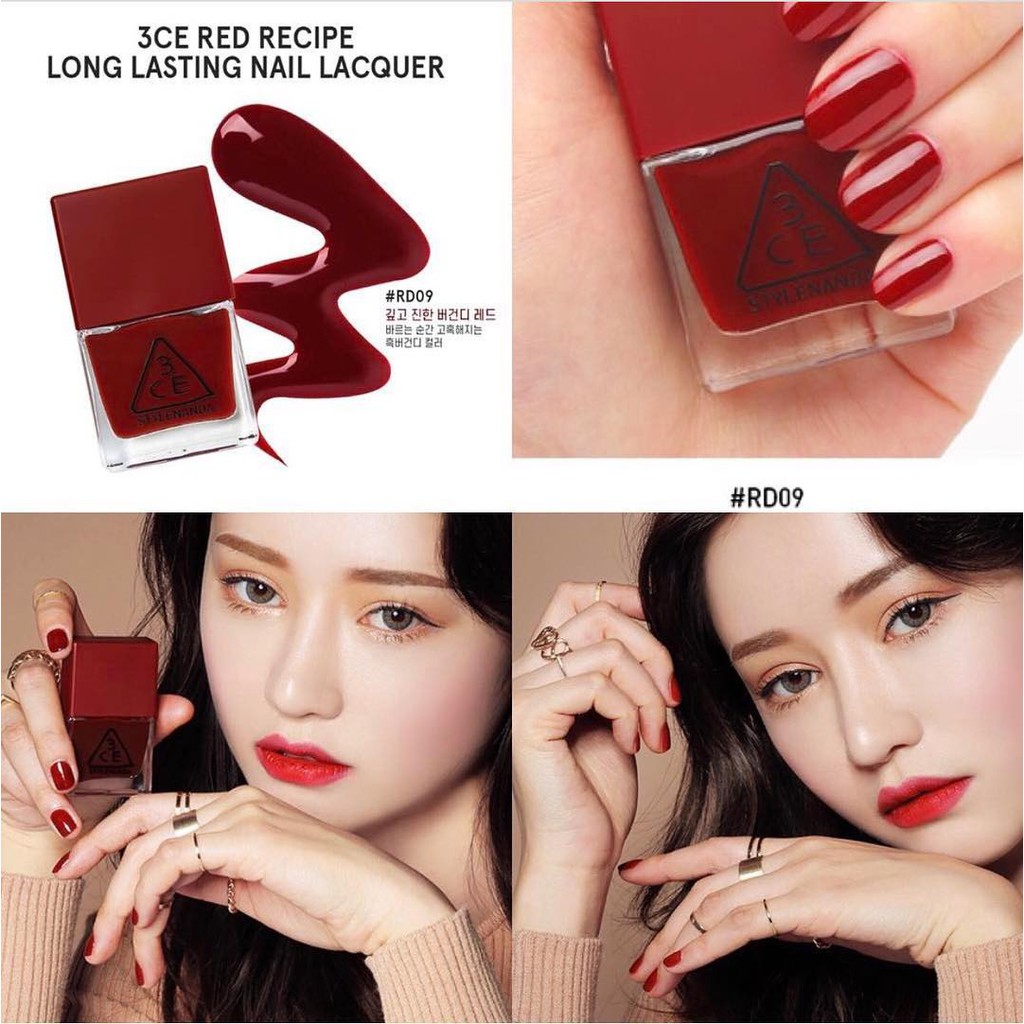 SƠN MÓNG TAY 3CE LONG LASTING NAIL LACQUER