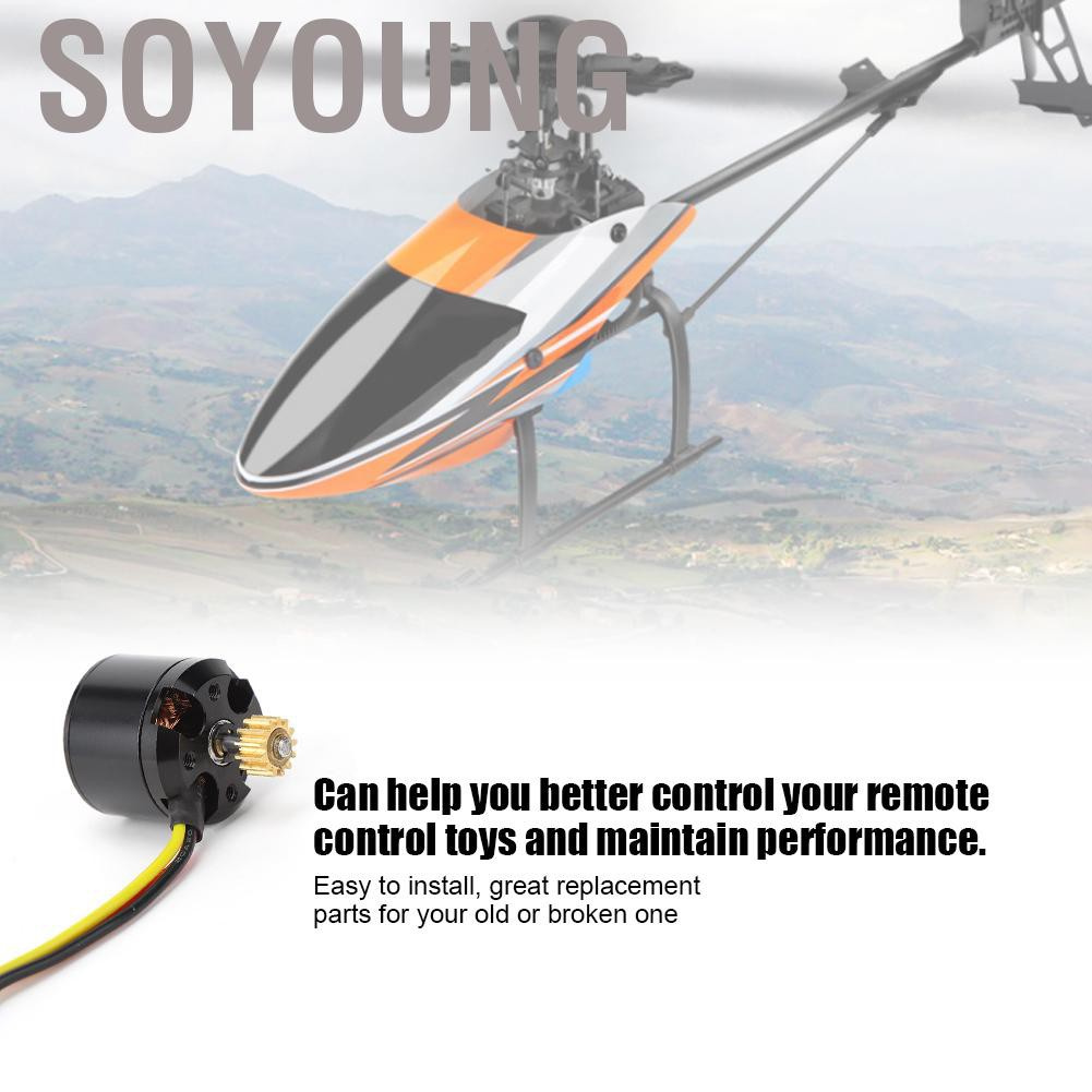 Soyoung Remote Control Helicopter Brushless Motor Accessory Part Fit for Wltoys V950