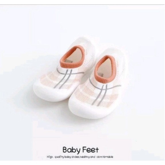 Giày bún đế trắng hình 3D tập đi cho bé Hàng Quảng Châu CAO CẤP (GB5-2)