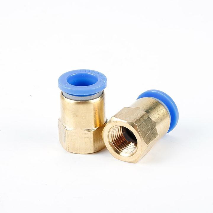 Đầu nối đồng ren trong 13mm, 17mm, 21mm nối với ống phun sương 6mm