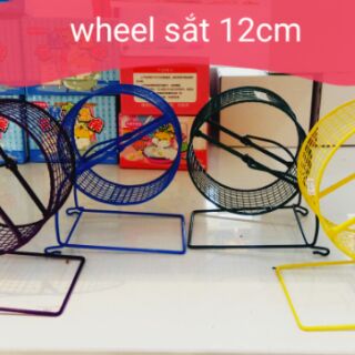[ ƯU ĐÃI] Wheel sắt cho hamster sóc nhím [ CHỈ CÒN 14CM]