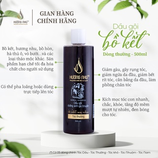 Dầu gội bồ kết thảo mộc dưỡng tóc Hương Như d.thường[ĐC CHỌN LOẠI TÓC] 500ml - [GIẢM NHỜN, GIẢM RỤNG, GIẢM GÀU, MỌC TÓC]