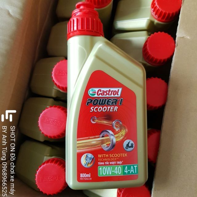 Dầu nhớt xe  ga Castrol Power 1 Scooter 10w40