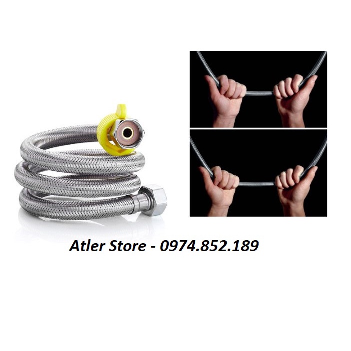 Dây cấp nước,dây cấp bình nóng lạnh,dây cấp chậu rửa bát, dây cấp bàn câu Bảo hành 12 tháng có Tay Hỗ Trợ