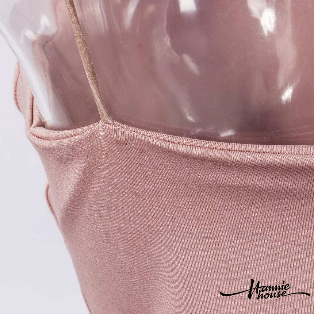 Áo Tank Top Màu Trơn Dây Đan Chéo Sau Lưng thiết kế Quyến Rũ