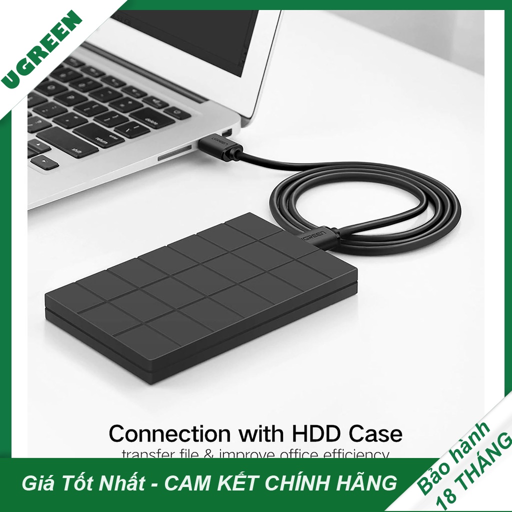 Dây Cáp USB 3.0 Hai Đầu Dương Chính Hãng UGREEN US128