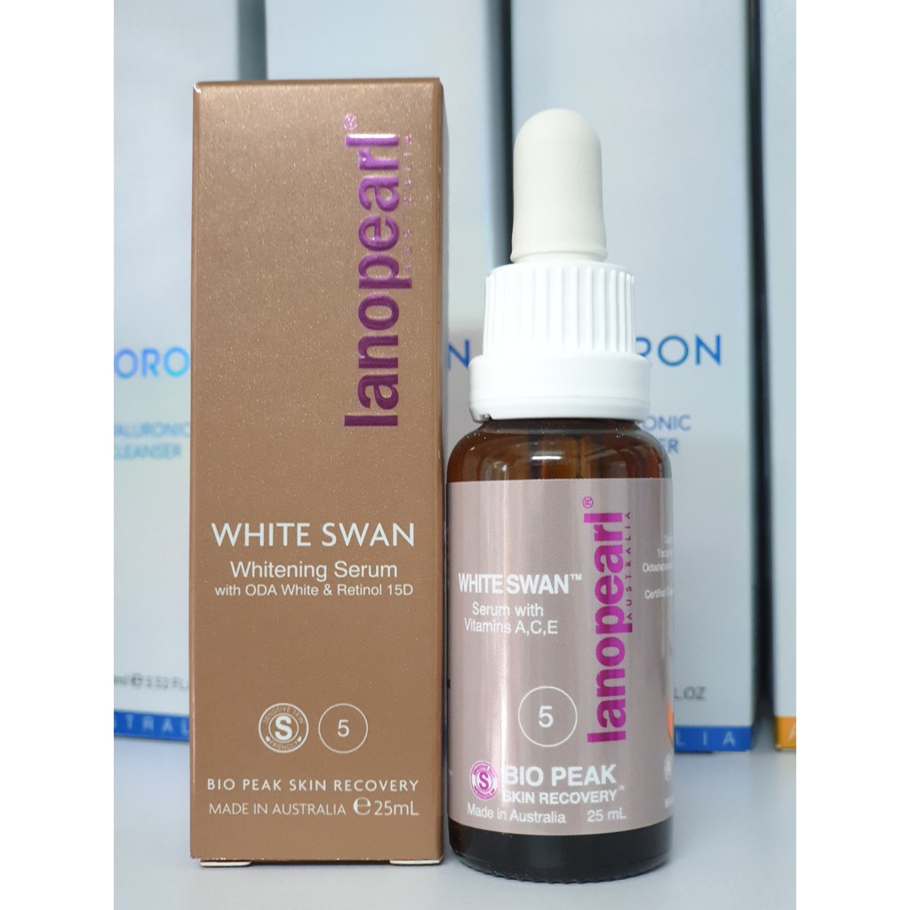 Lanopearl White Swan Whitening Serum - Tinh Chất Serum Trắng Da Nhau Thai Cừu