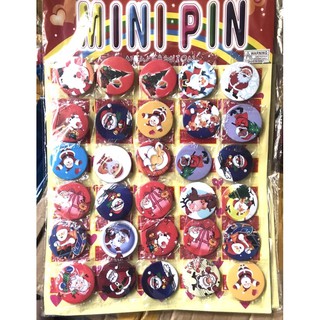 Huy hiệu hình noel 4,5cm
