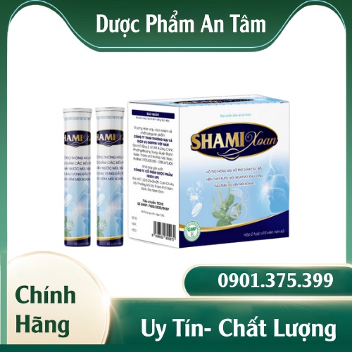Shami Xoan Hỗ Trợ Giảm Triệu Chứng Viêm Mũi & Viêm Xoang