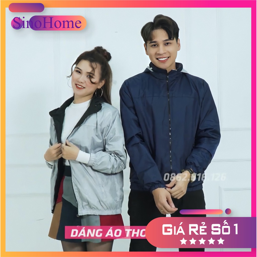 [VIDEO SP THẬT] Áo KHOÁC GIÓ (DÙ) 2 MẶT Nam Nữ - ÁO 2 LỚP -CHỐNG NẮNG, CHỐNG NƯỚC, CHỐNG BỤI  | BigBuy360 - bigbuy360.vn