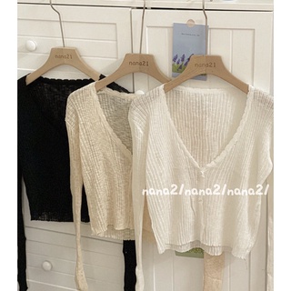 Áo cardigan len mỏng