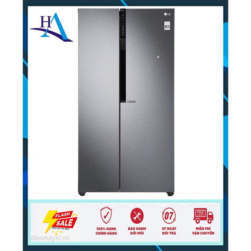 Tủ lạnh LG Inverter 613 lít GR-B247JDS (Miễn phí giao tại HCM-ngoài tỉnh liên hệ shop)