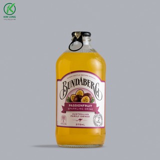 Nước Trái Cây Úc Có Ga BUNDABERG Passionfruit - Chanh Dây (Chai)