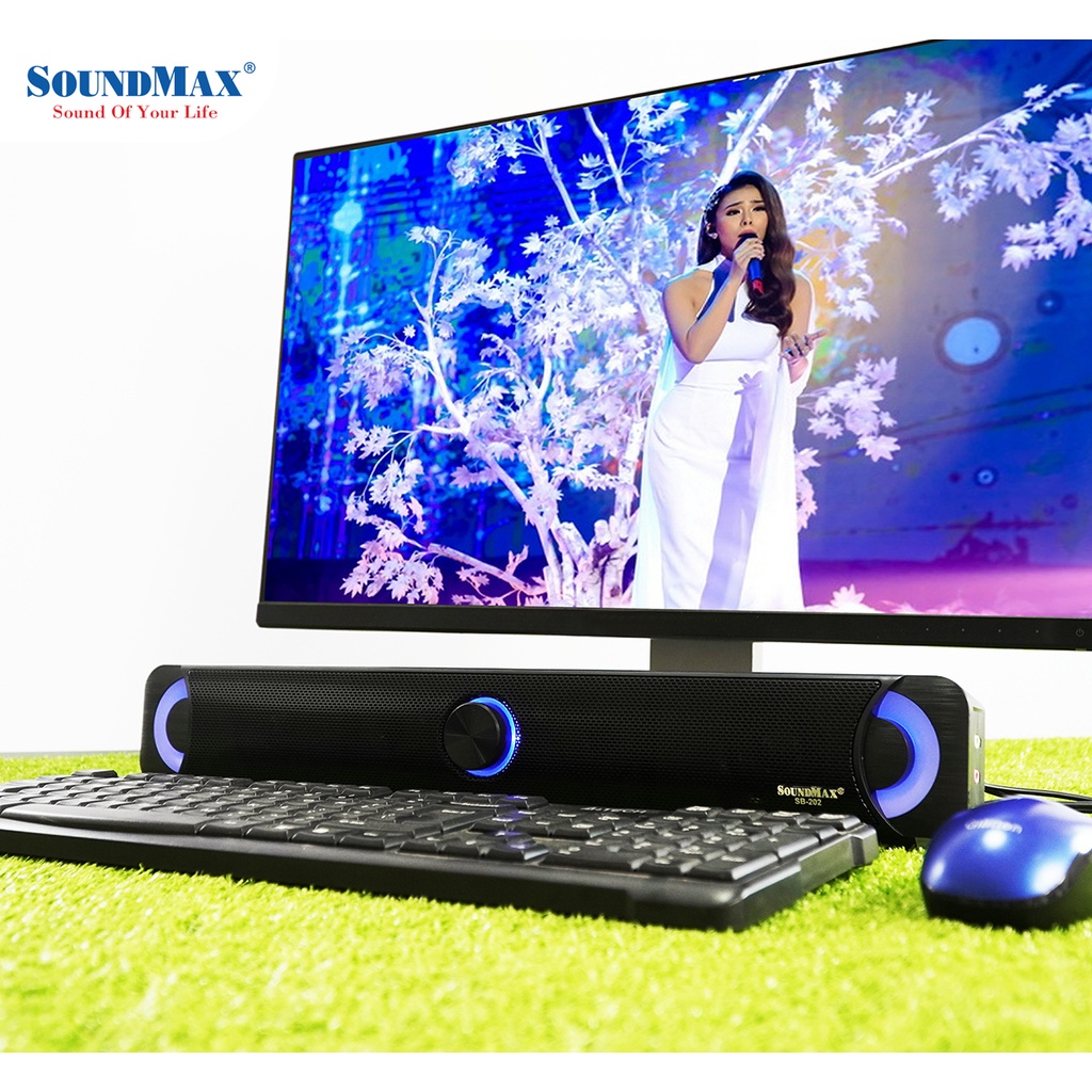 Loa soundbar SoundMax SB-202/2.0 -Hàng chính hãng