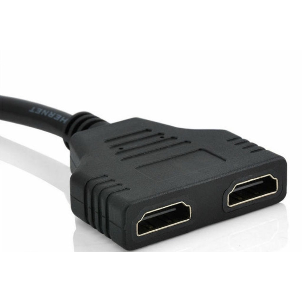 Cáp chia tín hiệu HDMI 1 ra 2 (Đen)