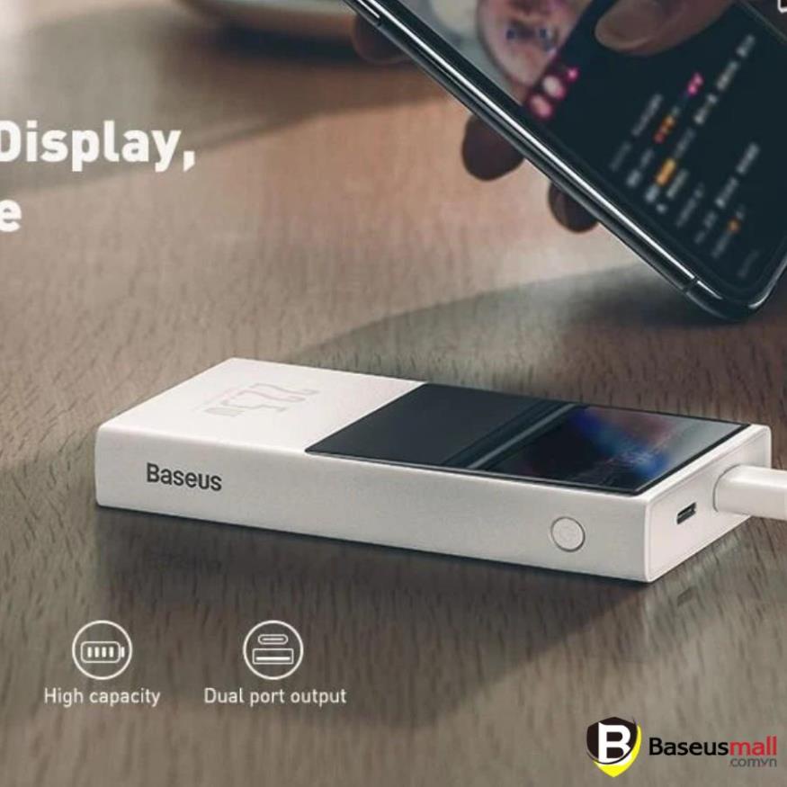 Baseus -BaseusMall VN Baseus Supper Mini 10000mah Digital Display Quick Charge 22.5W