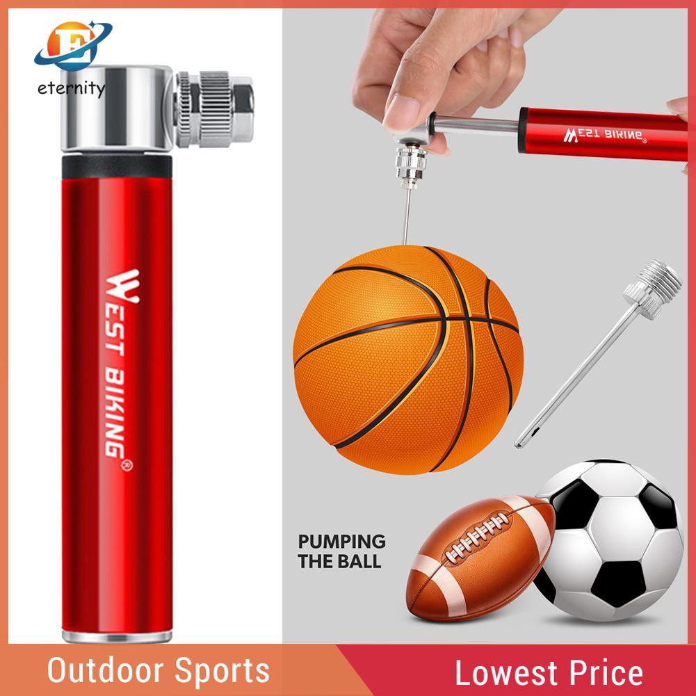 ❤Eternity❤Professional Mini Air Pump Aluminum Alloy Bicycle Tire Basketball Inflator ❤