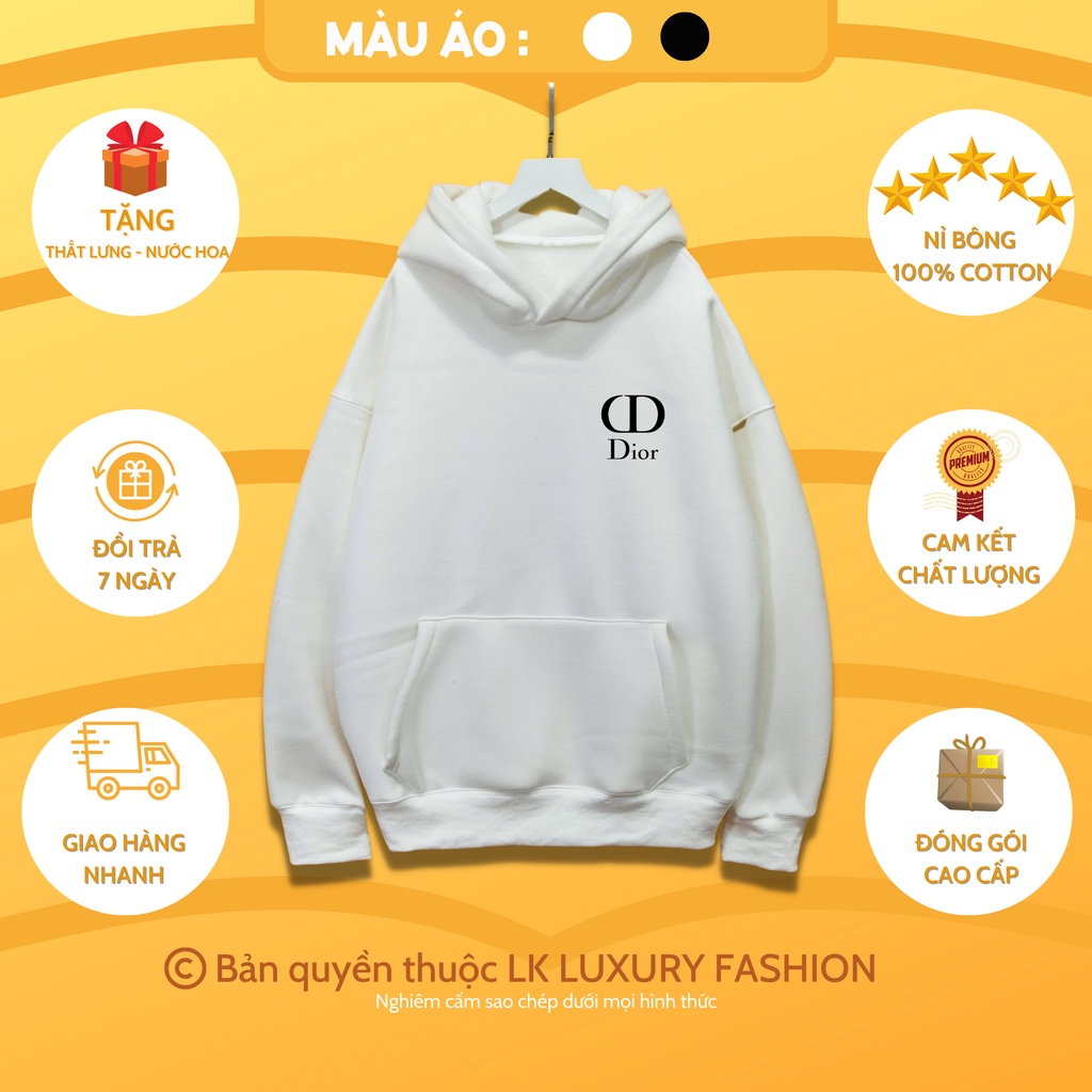 Áo khoác nỉ Hoodie - Áo Hoodie nam nữ form rộng unisex CAO CẤP phong cách Hàn Quốc in hình vải 100% Cotton Lk8882 | BigBuy360 - bigbuy360.vn