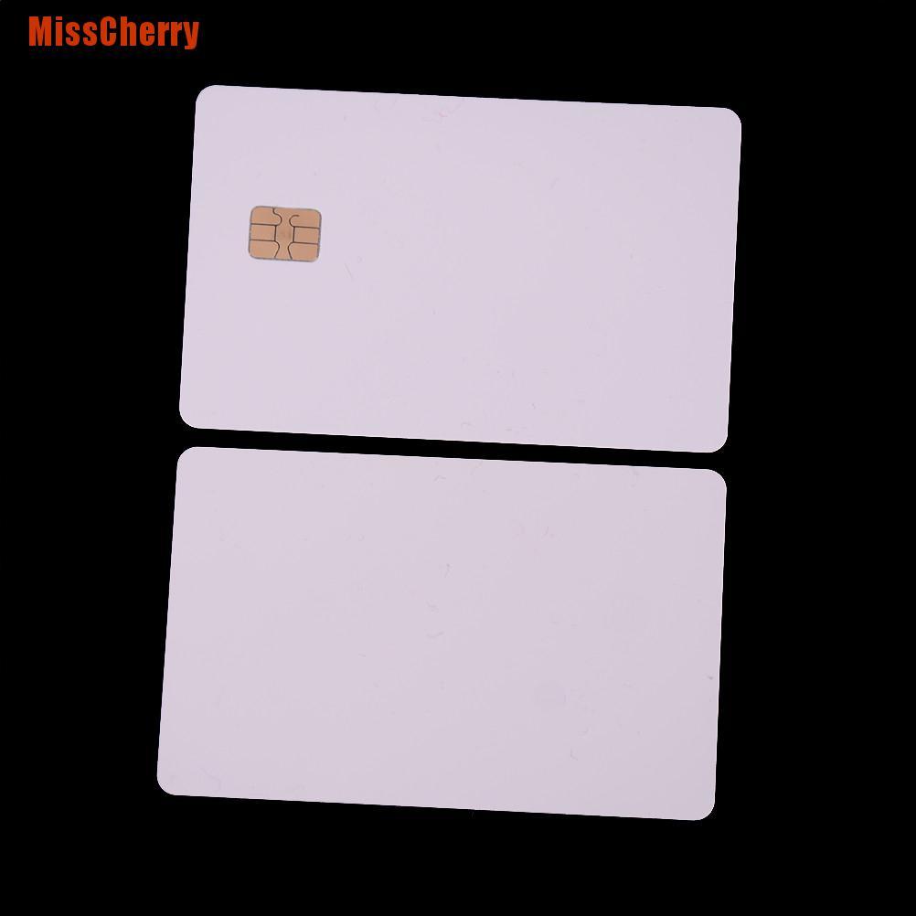 [MissCherry] New 5 Pcs Iso Pvc Ic With Sle4442 Chip Blank Smart Card Contact Ic Card Safety White