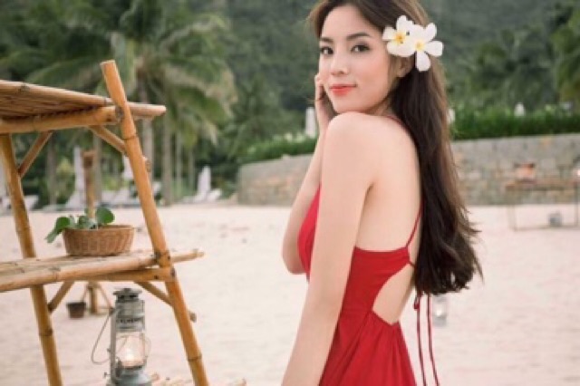 Cài tóc hoa đại cực xinh - Bí kíp sống ảo