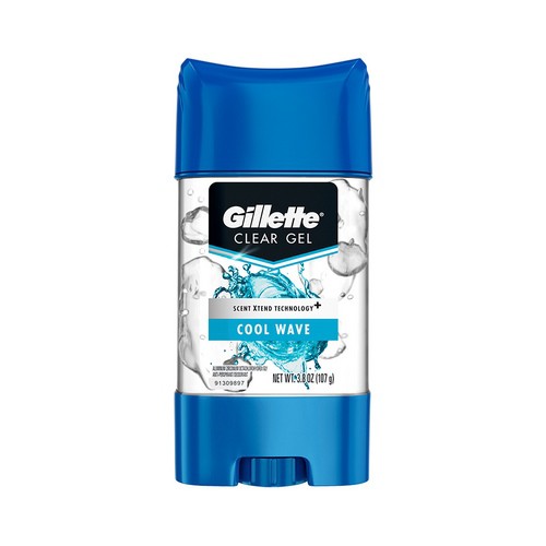 Lăn khử mùi GILLETTE Clear Gel Advanced 5in1 Cool Wave của Mỹ 107ml