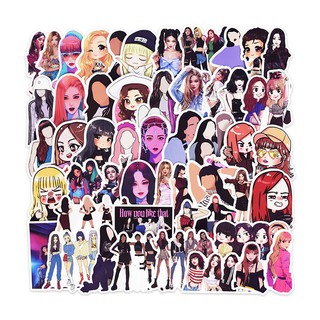Bộ Sticker dán cao cấp chủ đề BLACKPINK - Dùng dán Xe, dán mũ bảo hiểm, dán Laptop