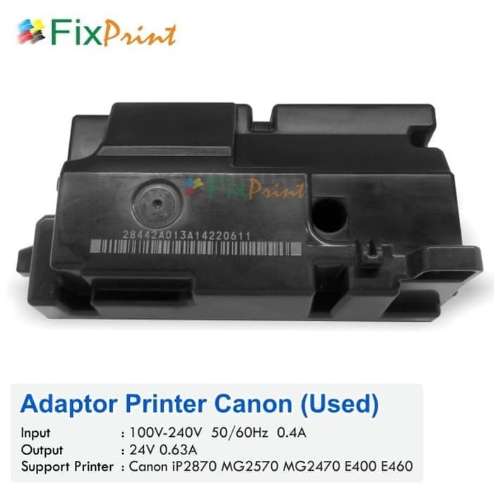 Bộ Chuyển Đổi Nguồn Điện Canon Ip2870 Mg2570 Mg2470 E400 Mg2570S Ip2870S Fsb266