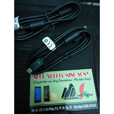 Cáp MicroUSB Sony EC-450 dài 1m,có cục chống nhiễu từ