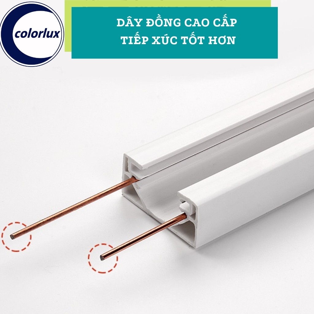 Thanh Ray Đèn Rọi 1,5m - 1m COLORLUX Cao Cấp #thanhraydenroi #ray