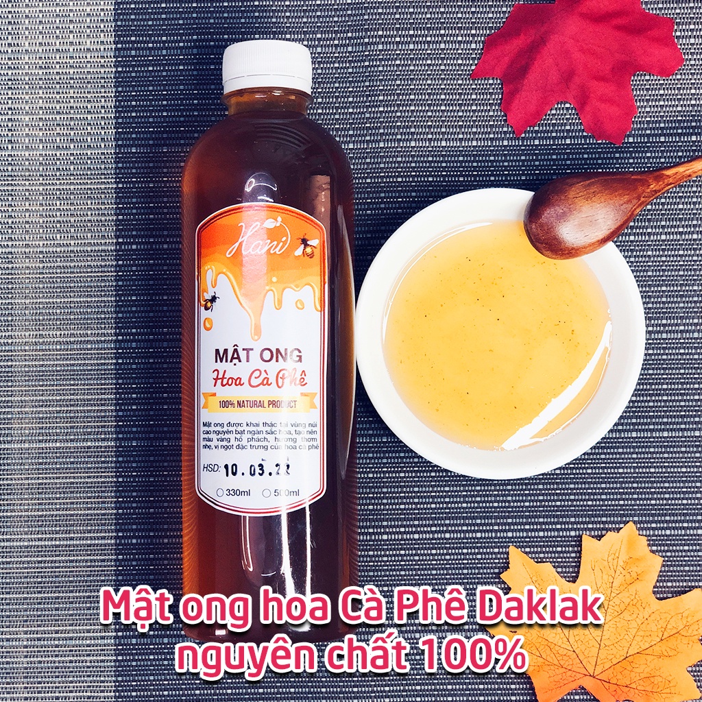 [Sale] 500ml Mật Ong Hoa Cà Phê Nguyên Chất Daklak, Hàng Chuẩn 100% ⛳ HANI FOOD