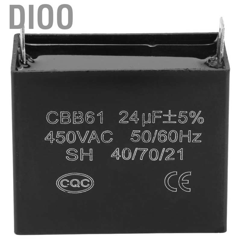 Tụ Điện Didoo Cbb61 450v Ac 24uf 50 / 60hz Cho Máy Phát 400 350 300 250vac