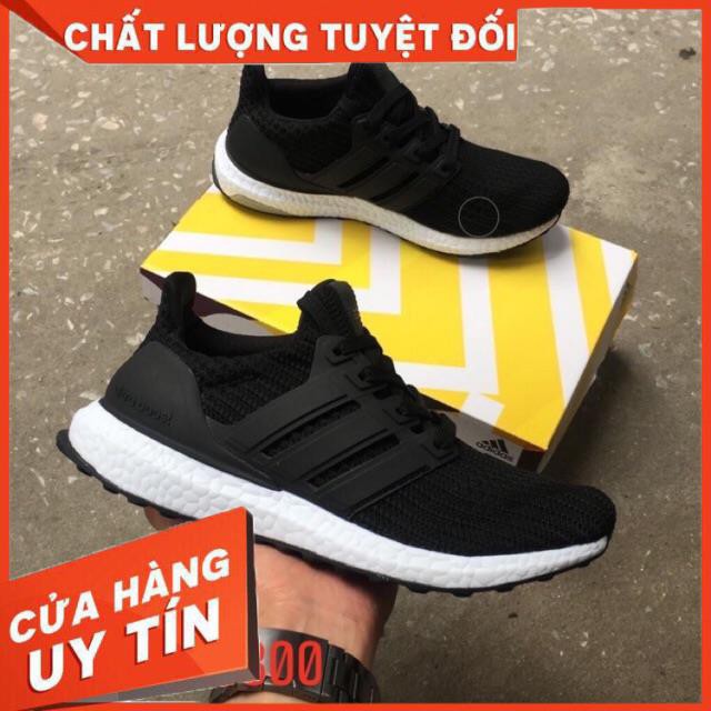 FALE Xả sale lớn nhất 12-12 [VIDEO, ẢNH THẬT + FREE SHIP) Giày Ultra Boost 4.0 đen trắng nam nữ ¹ new L !