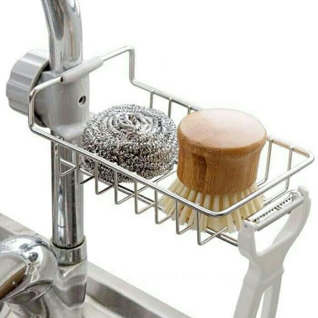 kệ inox để dẻ rửa bát gài vòi Nước