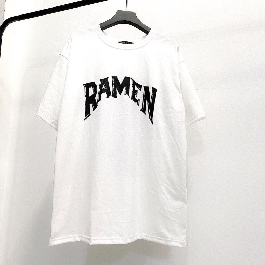 Áo thun tay lỡ form rộng Naruto ăn mì Ramen phong cách unisex cho cả nam nữ, có big size - Áo thun oversize nam nữ AL14
