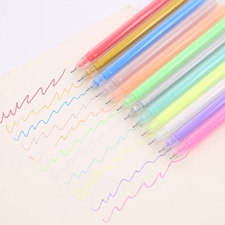 Set 12 bút mực gel nhiều màu sắc độ bóng cao dùng làm quà tặng cho học sinh - ảnh sản phẩm 4