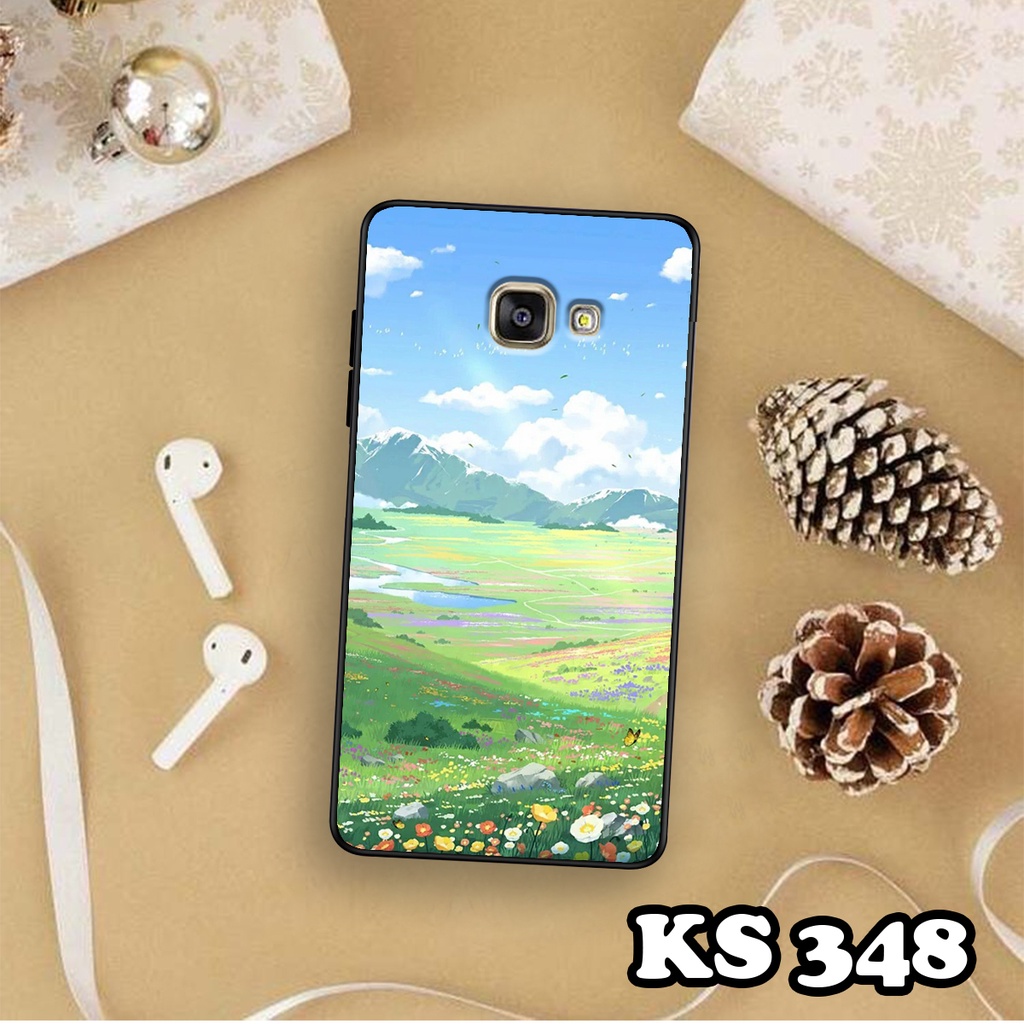 Ốp lưng Samsung A7 2017 - Samsung A5 2017 - Samsung A3 2017 - Ốp in hình Cánh đồng hoa - Chất liệu TPU siêu bền