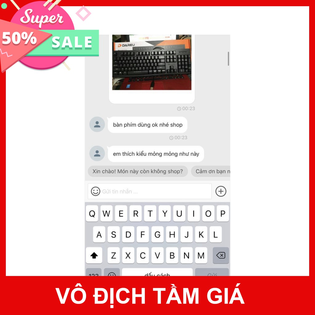 Bàn phím Dareu LK135 - Màu đen - Chống nước tuyệt đối - Chính hãng BH 24 tháng