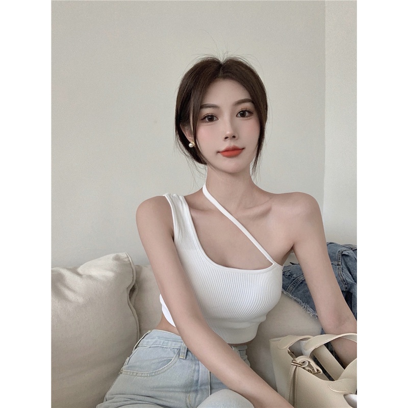 Cocory vn Áo Croptop Dây Chéo Kiểu Dáng Thể Thao Thời Trang Cho Nữ Với 5 Màu Tùy Chọn