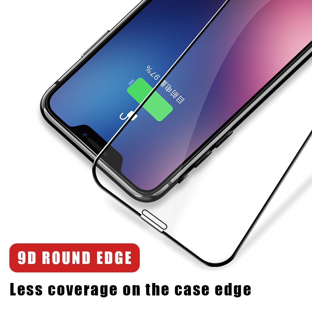 3 chiếc 9D Kính cường lực cho OPPO F11 Pro F9 F7 F5 Youth F3 Plus F1 F1S full màn Bảo vệ màn hình trong suốt Case Casing